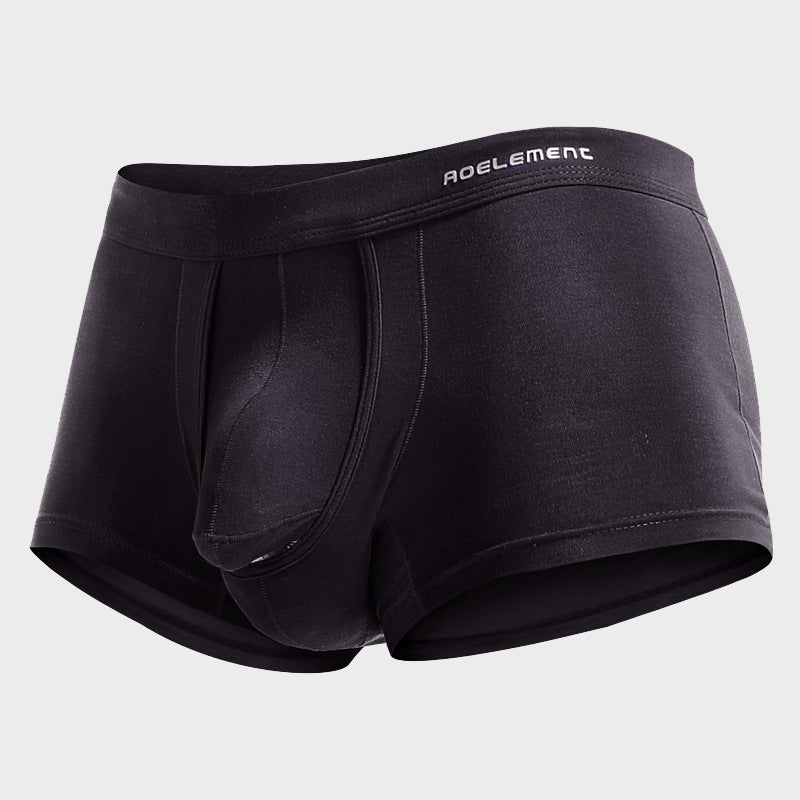 Men's Elephant Nose Dual Pouch Trunks