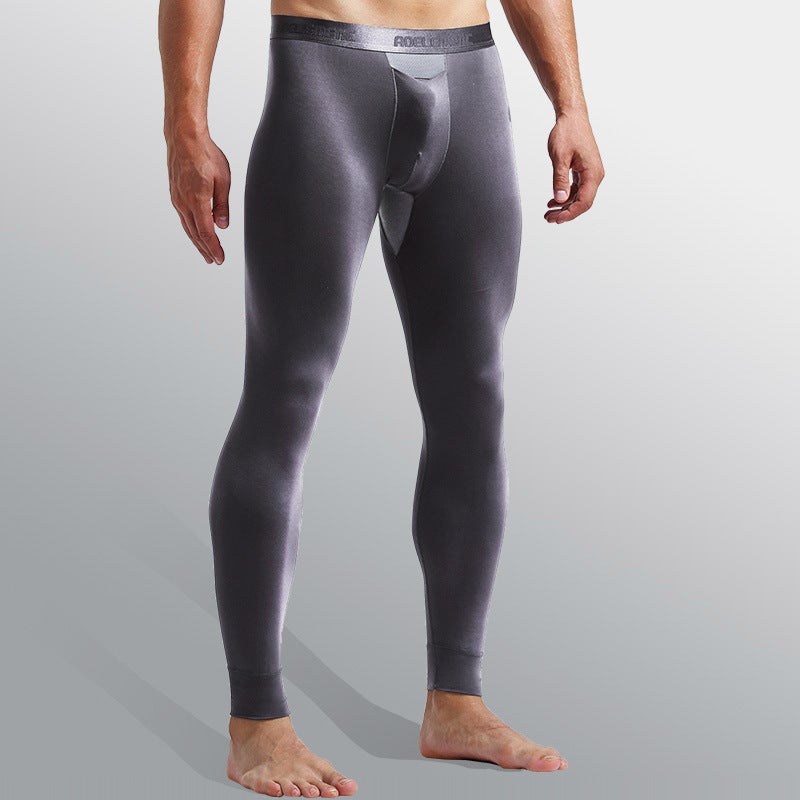 Men's 2-in-1 Kangaroo Dual Pouch Thermal Leggings