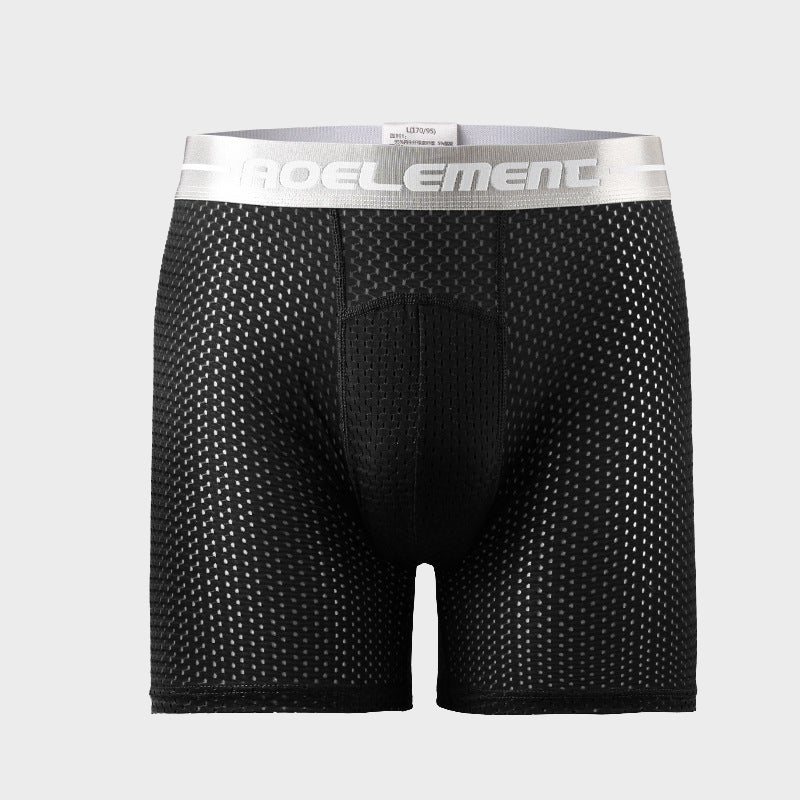 Aoelement Mesh Boxer brief With U Convex Pouch-3 Pack