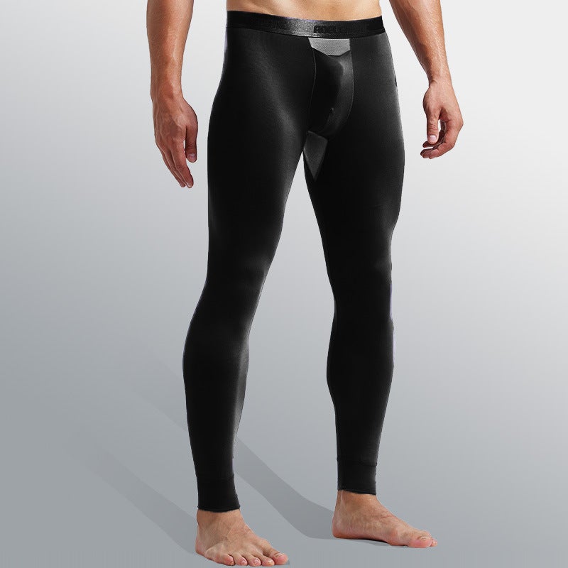 Men's 2-in-1 Kangaroo Dual Pouch Thermal Leggings