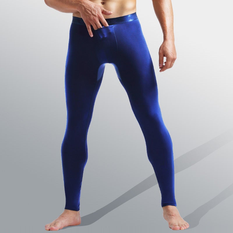 Men's 2-in-1 Kangaroo Dual Pouch Thermal Leggings