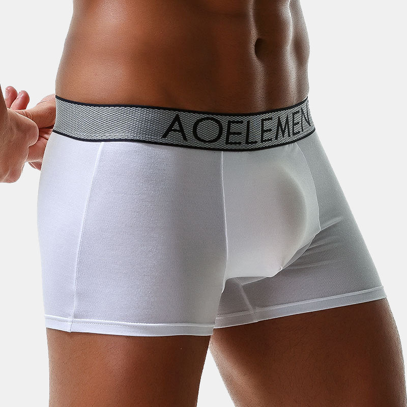 Aoelement Men's U Shaped Pouch Trunks-3 Pack