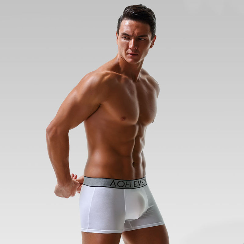 Aoelement Men's U Shaped Pouch Trunks-3 Pack