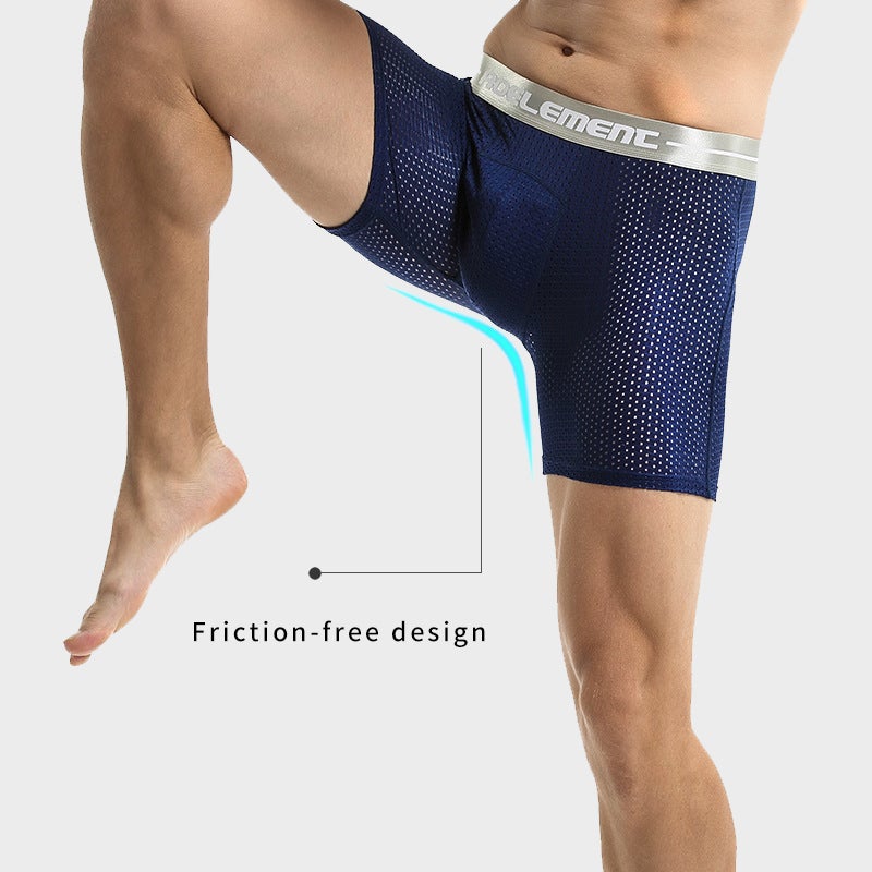Aoelement Mesh Boxer brief With U Convex Pouch-3 Pack