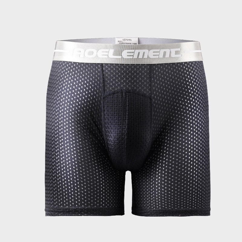 Aoelement Mesh Boxer brief With U Convex Pouch-3 Pack