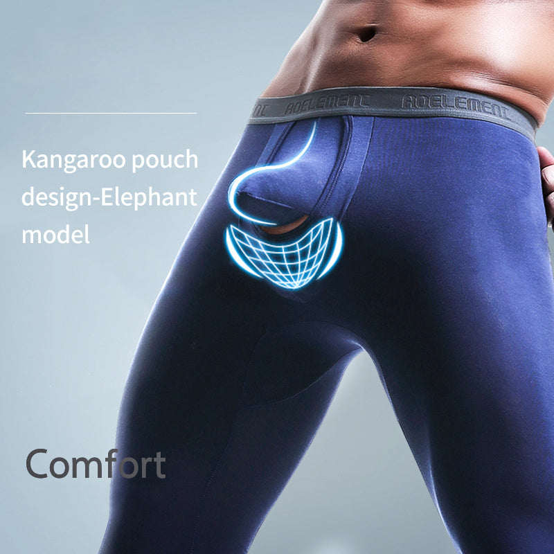 2 in 1 Men's Elephant Dual Pouch Lounge Pants